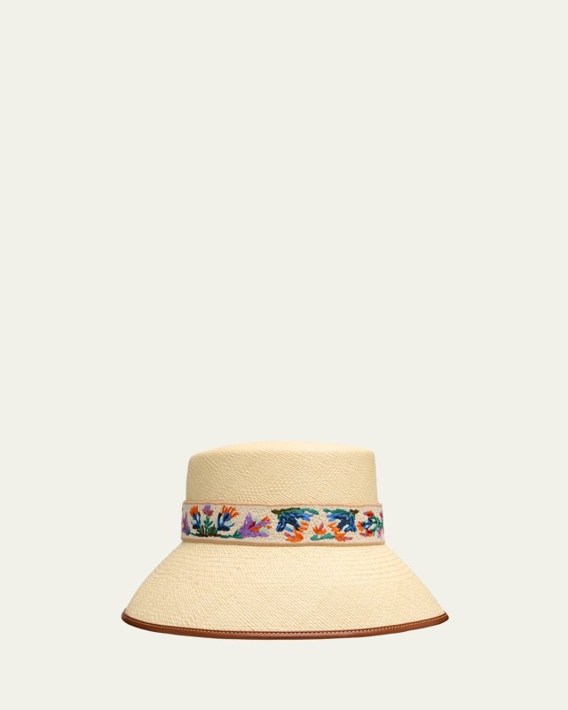 Antibes Ramage Straw Bucket Hat